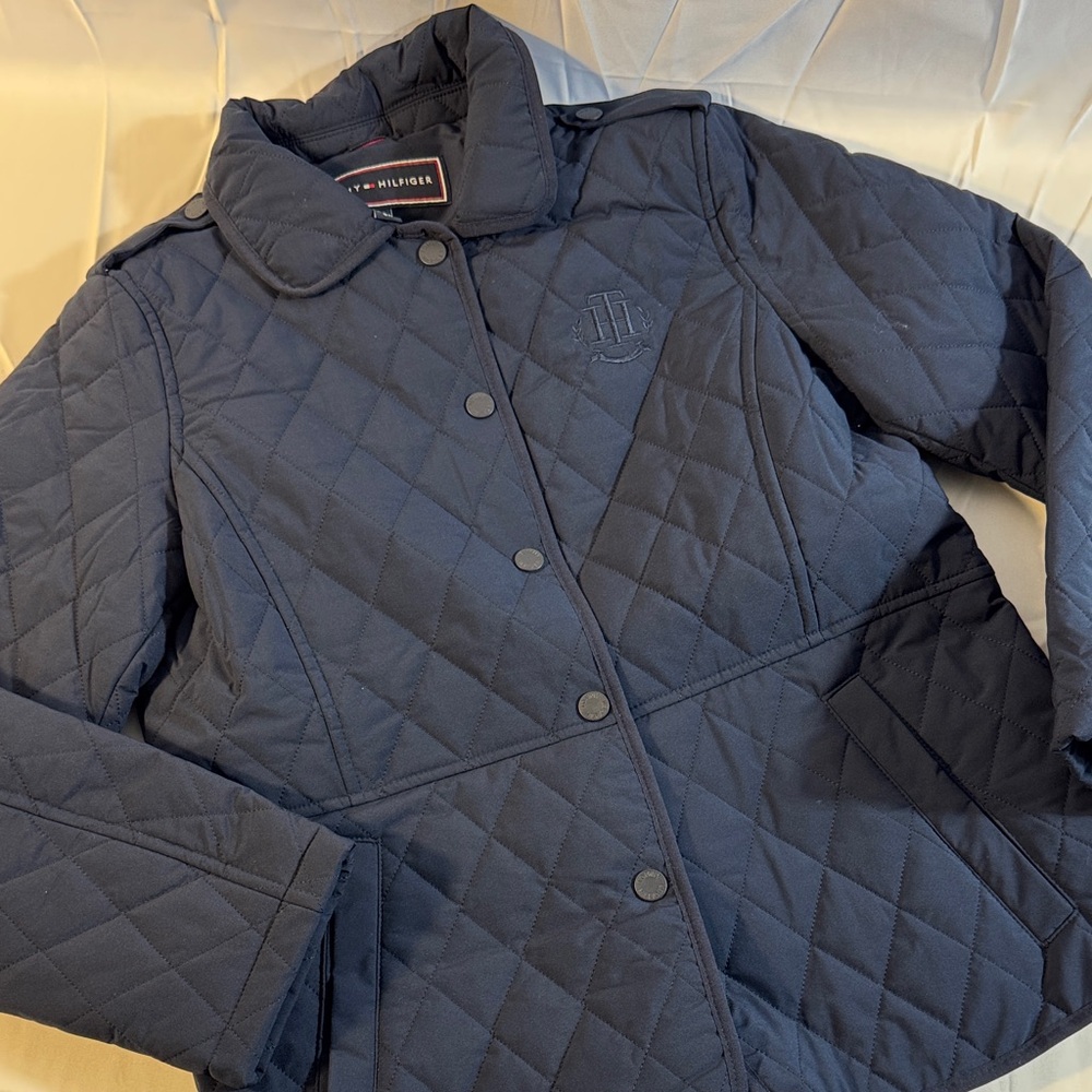 Tommy Hilfiger Dark Blue Quilted Jacket Small